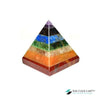 TCC™ Natural 7 Chakra Stone Pyramid